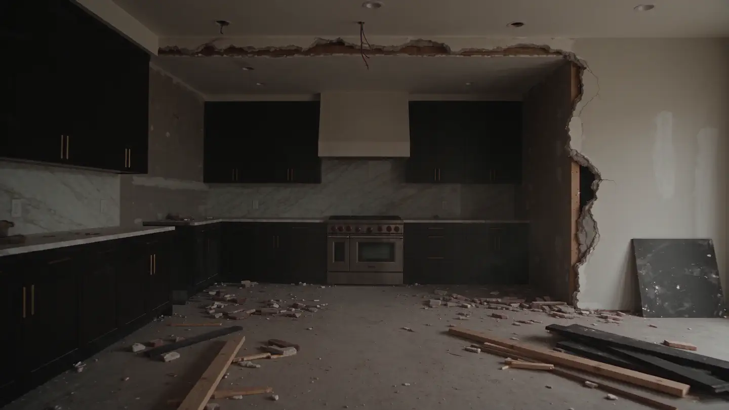 Residential kitchen renovation, from demolition to finished interior